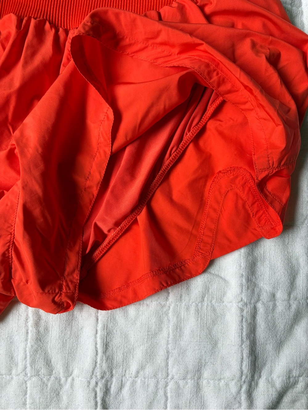 FP Movement by Free People Carpe Diem Athletic Shorts Red Orange Women’s X Large - Picture 6 of 7
